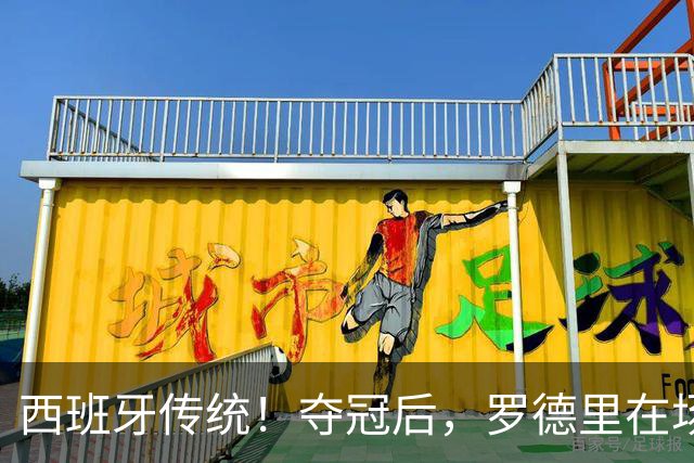 西班牙传统！夺冠后，罗德里在场上表演优雅斗牛舞